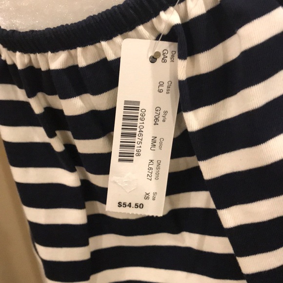 Off shoulder striped Jcrew top - Picture 3 of 3